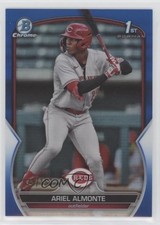2023 Bowman Chrome Prospects Blue Refractor /150 Ariel Almonte #BCP-78 vv7