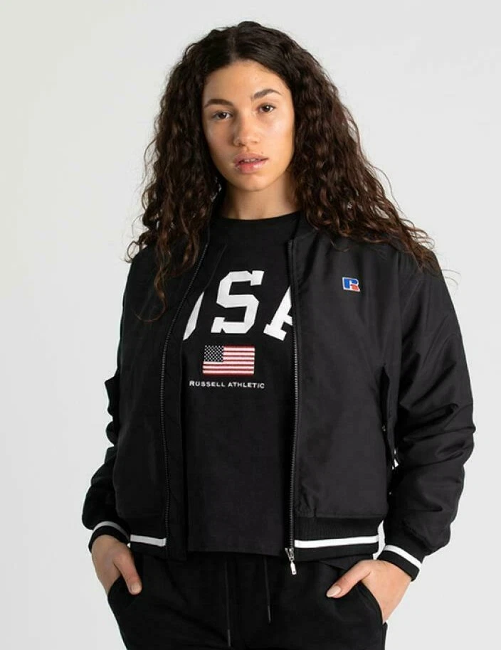 Russell athletic online bomber jacket