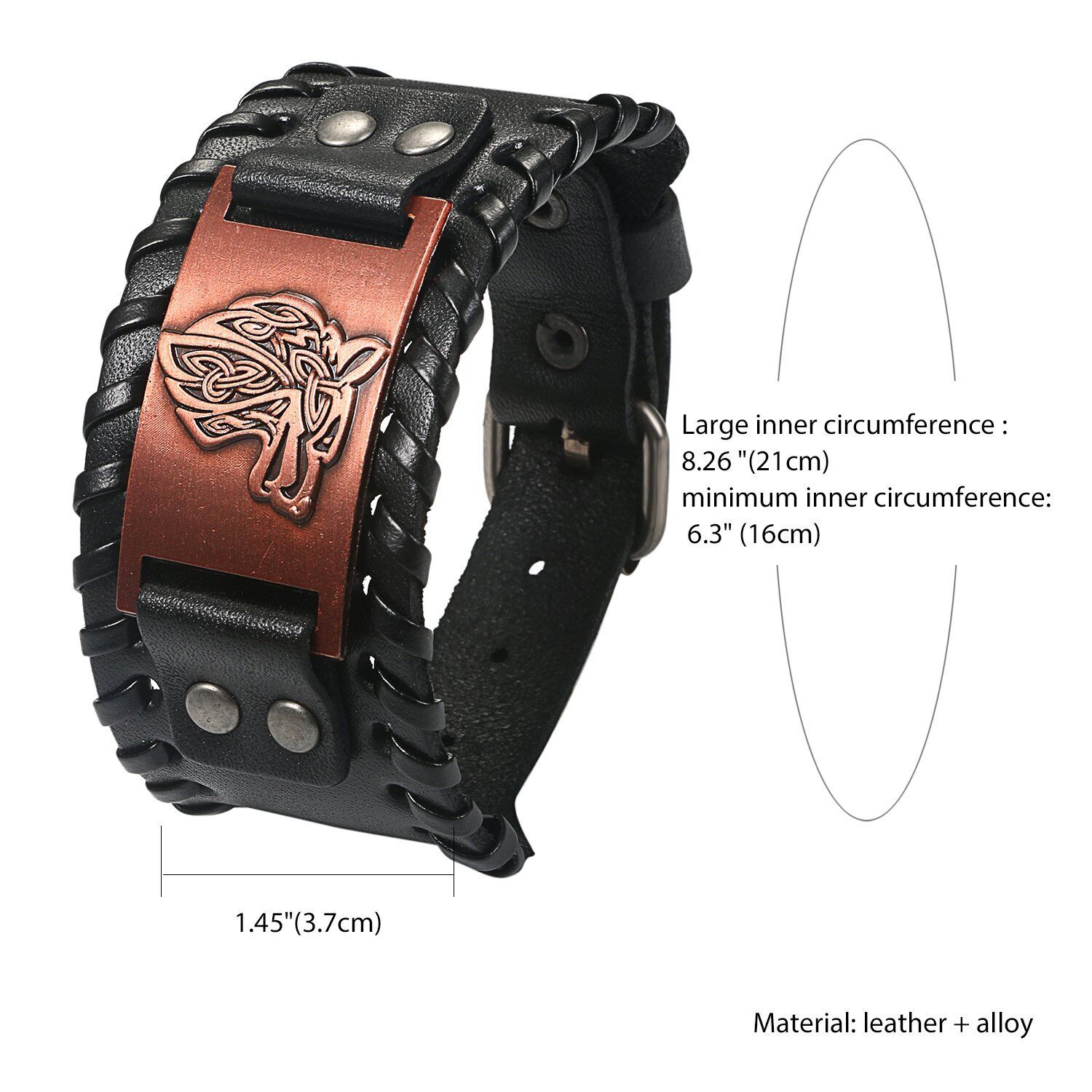 FORZIANI Mens Multilayer Wrap Leather Bracelet India  Ubuy