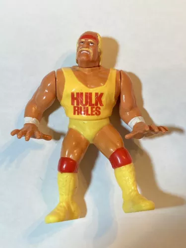 1990 Vintage WWF Hasbro HULK HOGAN Rules Titan Sports Figure Series 1, FREE SHIP