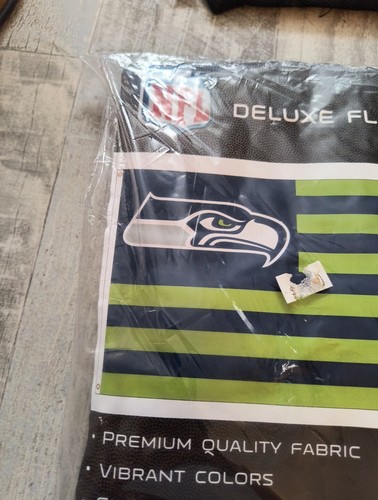 Seattle Seahawks Flag 3x5 Deluxe Americana Design New - Picture 2 of 6