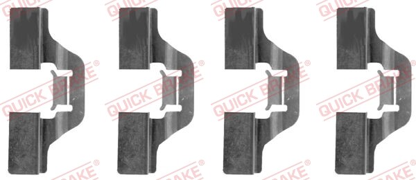 Fits QUICK BRAKE QB109-1211 Accessory Kit, disc brake pad QB109-1211 Brake pad - Image 6