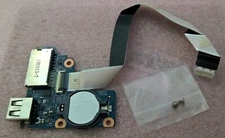 Dell Latitude 3400 USB SD Card Reader CMOS Battery Holder IO Circuit Board G6V2T