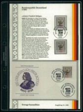 BRD ETSB 1982/01 ERSTTAGS-SAMMELBLATT JOHANN FRIEDRICH B&Ouml;TTGER - PORZELLAN KUNST