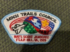 MINT 1989 JSP Minsi Trails Council Pennsylvania Blue Border
