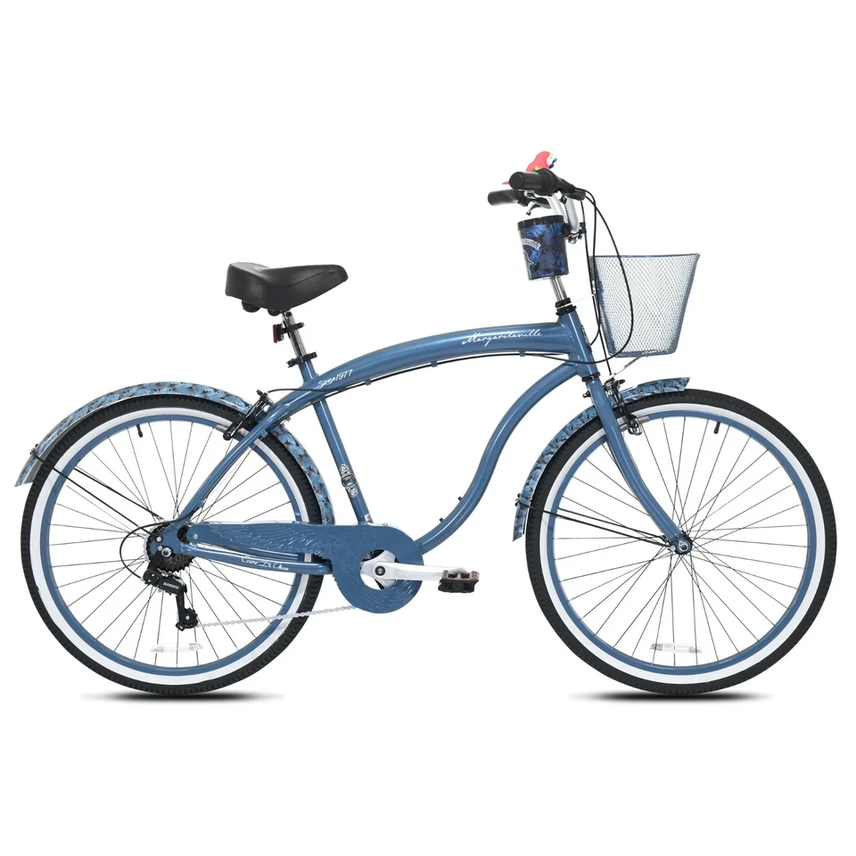 Coast is Clear Cruiser Bike 26" Perfect Fit Frame, 7-Speed, Blue Grey - Image 2 of 2