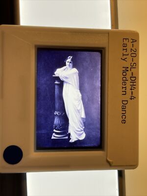 Isadora Duncan Photo Portrait American Ballet 35mm Slide DANCE
