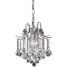 Crystal Pendant Lighting Kitchen Island Dining Room Bedroom Chrome Light Fixture