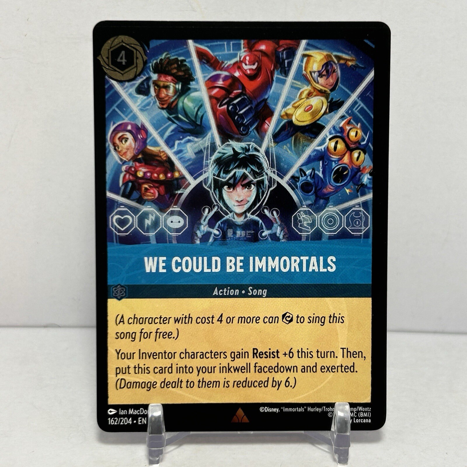 Disney Lorcana Azurite Sea We Could Be Immortals 162/204 Foil NM