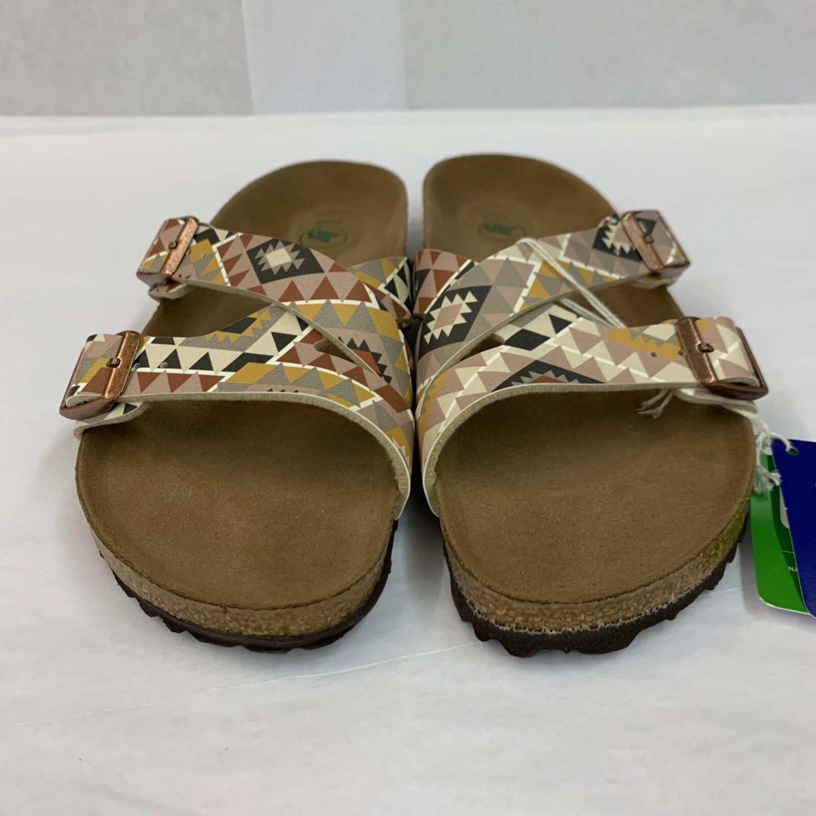 NEW BALANCE Birkenstock Nuovo con Scatola Yao Balance Etno Mocha Birko Flor Vegan Reg Taglia Selezionata