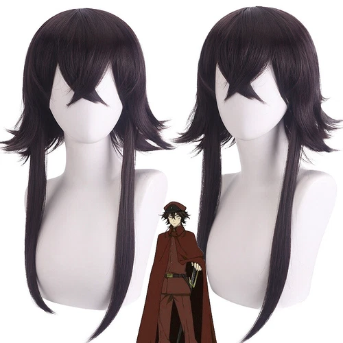 Bungo Stray Dogs Season 3 Osamu Dazai Men Cosplay Costume Halloween Outfit Wig - Picture 41 of 43