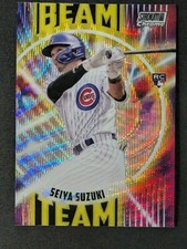 2022 Topps Stadium Club Chrome Seiya Suzuki Beam Team Wave Refractor #BT-20