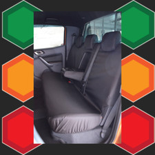 Black Tailored Waterproof Rear Back Seat Cover Custom Fit For Ford Ranger 2012 Black Tailored Waterproof Rear Back Seat Cover Custom Fit For Ford Ranger 2012