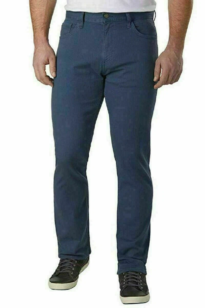 Calvin Klein Men's Stretch 5-Pocket Twill Pants Royal Navy