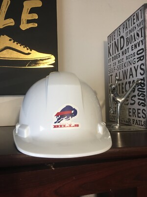 Buffalo Bills Football  Pyramex Ridgeline Cap  Hard Hat Version 9