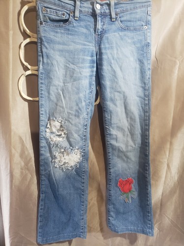 LEVIS 557 Eve Womens Square Straight Customs W28 L28 Jeans | eBay