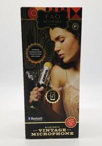 fao schwarz vintage microphone