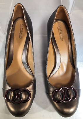 Escarpins Hauts Talons Dorés SOLESENSEABILITY - Taille 9.5, Occasion Mais Stylés