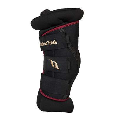 BACK ON TRACK Royal Padded Wine Deluxe Hock Boots with Holes, Colors & Sizes