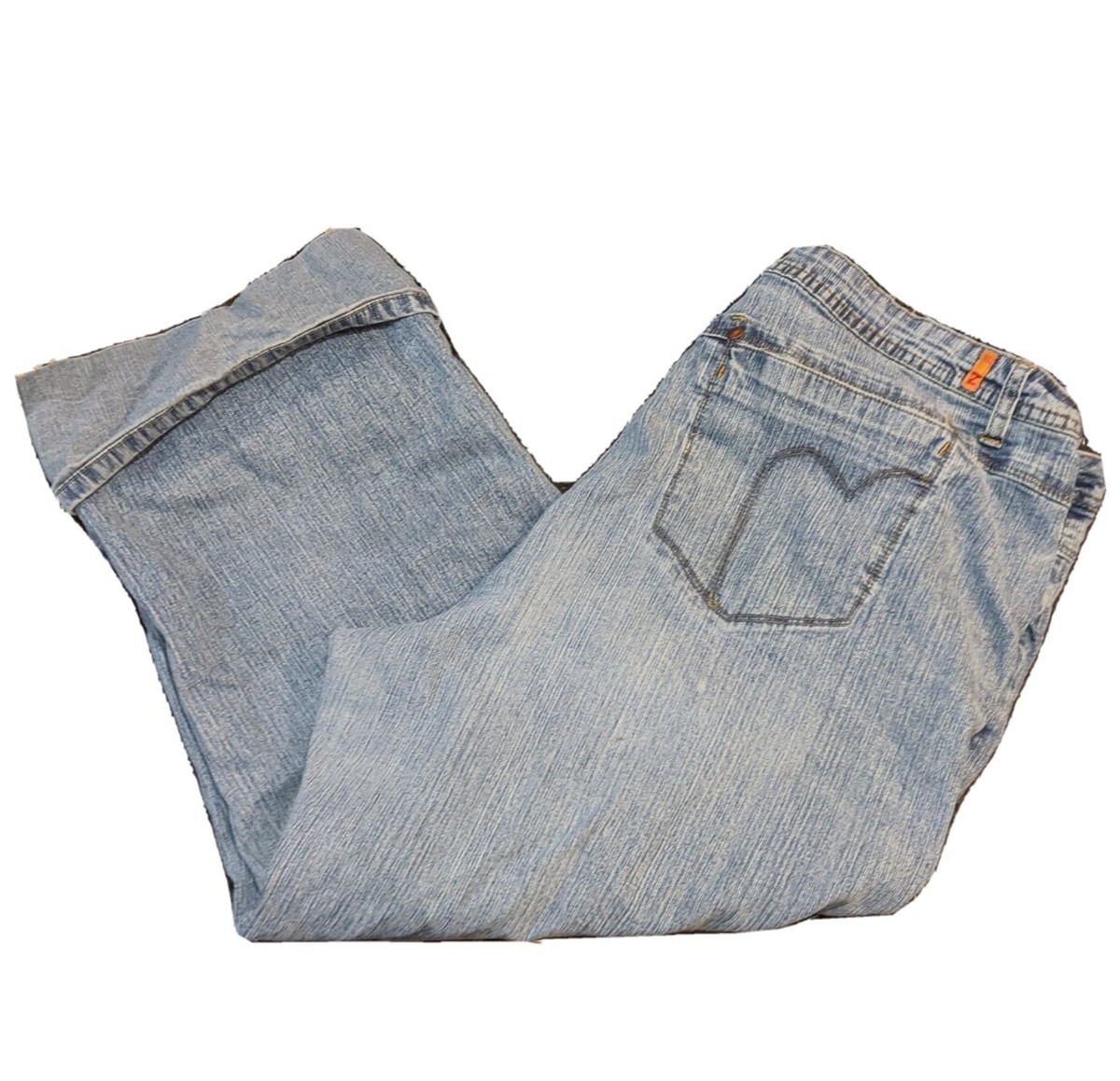 Jeans Capri Femme Taille 20 Zanadi - Coupe Capri, Occasion Très Bon état, Style Décontracté