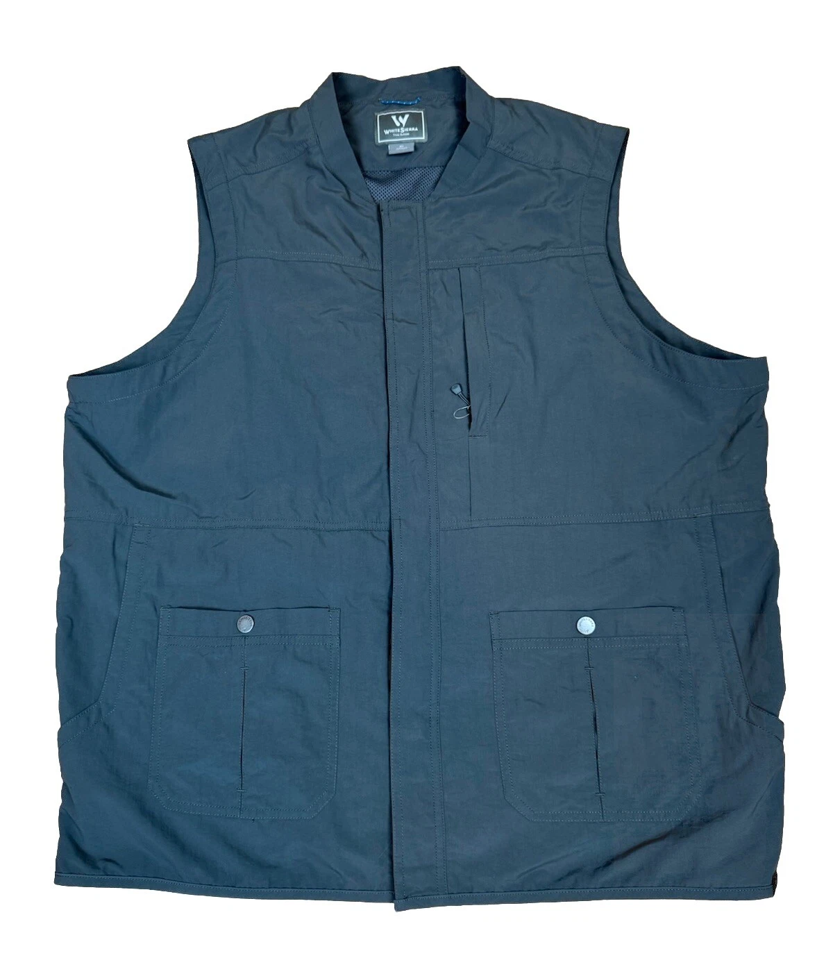 NWT White Sierra Think Outside Vest Men’s XL Gray Shooting Fishing Hiking