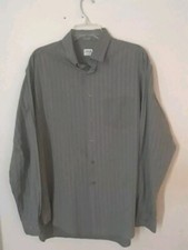 Large ARMANI Collezioni Gray Made in Italy Men's Shirt Excellent
