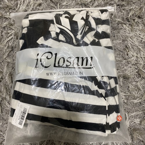 Ladies Stylish Black & White pajama set Medium Size Cotton & Polyester New - Picture 6 of 7