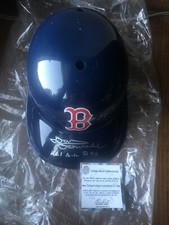 Don Schwall Signed Boston Red Sox Batting Helmet Schwartz Sports SS COA 1 INSC!