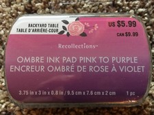 PINK to PURPLE Ombre Ink Pad By Recollection 534742 NEW