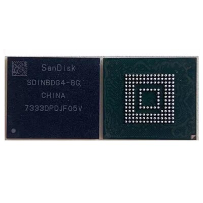 5pcs SDINBDG4-8G Surface mountEMMC storage IC chip 8GB mobile phone font library
