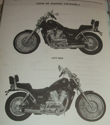 Suzuki Intruder 700 750 800 Service Manual 1986-1997 Vs700 Vs750 Vs800 - Foto 10 di 12