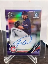 2019 Bowman Chrome Aaron Civale RC Autograph /250