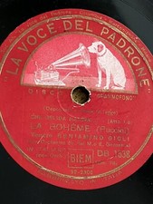 Disco 78 Giri La Boheme E Faust Con Beniamino Gigli