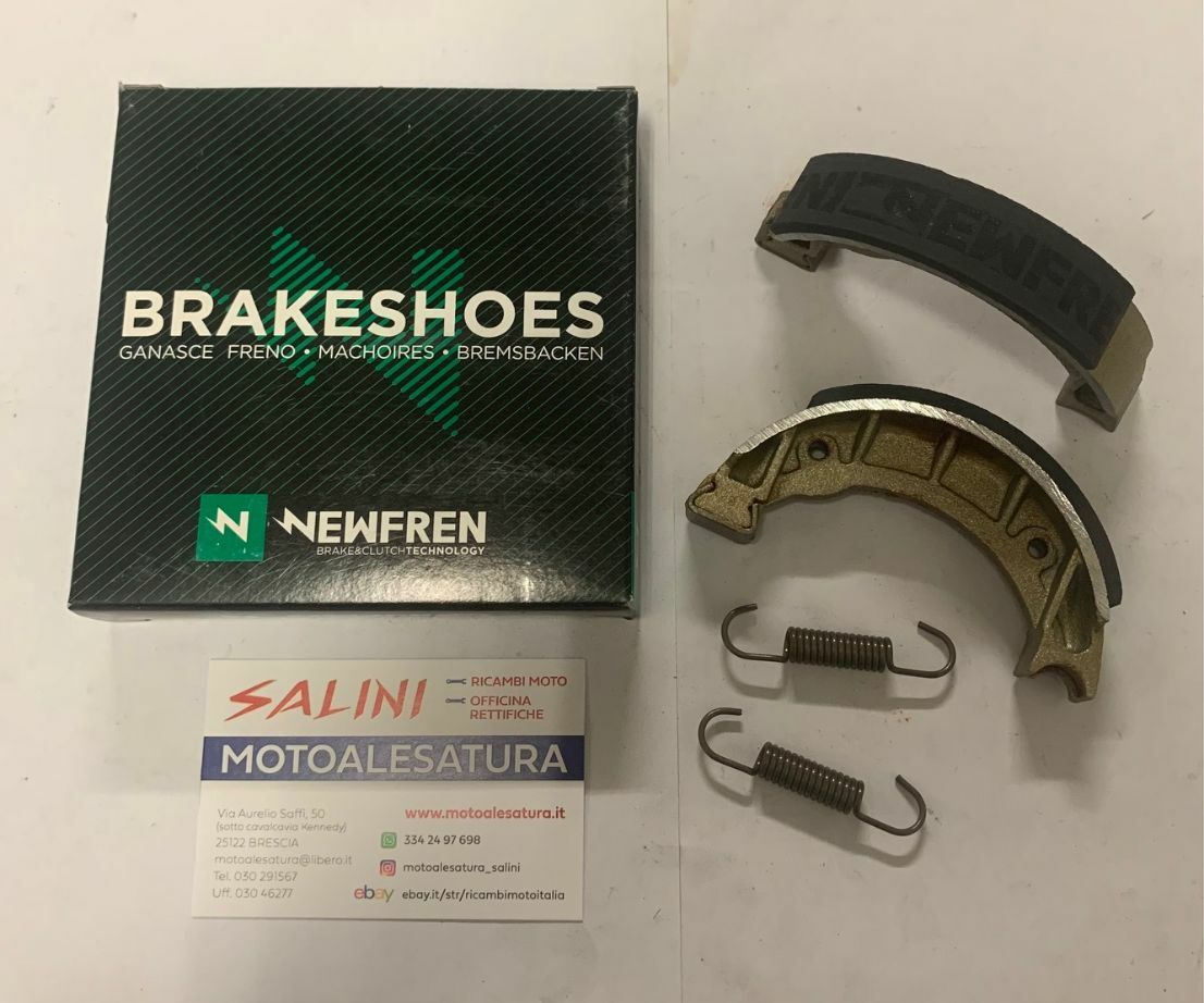Ganasce Freno Anteriore Compatibili Con Piaggio Zip 50 1992-1993 - Kit Newfren Per Tamburo - Foto 12