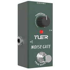 YUER RF-15 Electric Guitar Pedal Noise Gate 9V DC Input & Output Jack