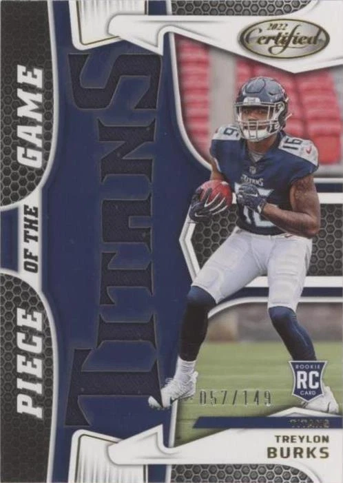 2022 Panini Certified Treylon Burks #PG-TB