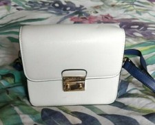 Borsa a tracolla blu e bianca Carpisa