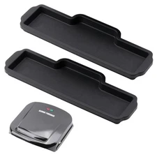 2 Pack Drip Tray Compatible with George Foreman Electric Grill (GRP1060B GR10B