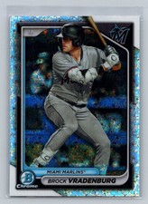 2024 Bowman #BCP-62 Brock Vradenburg Chrome Prospects Mini-Diamond Refractors