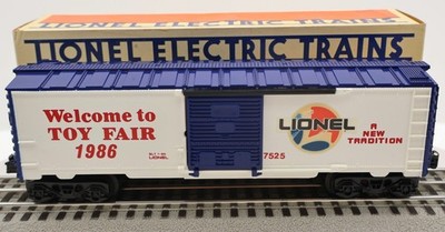 Lionel, O, 6-7525, Toy Fair Box Car 1986, #7525, C-8, LN/OB