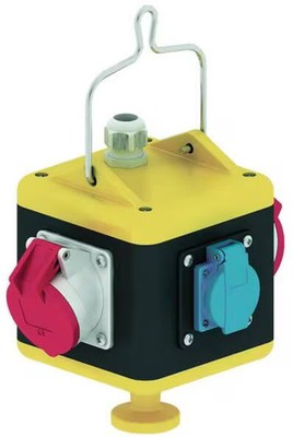 Bals 57078 UNI-BLOCK abhängbar IP44 2xSteckdosen, 2xCEE, 16A, 400V, 5polig, 6h,