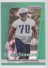 2013 Panini Prizm Rookie Retail Green Prizm Chance Warmack #210 0a1