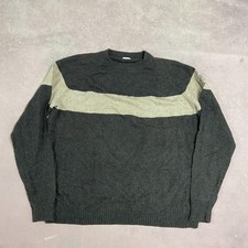 Columbia Knitted Jumper Striped Patterned Knit Sweater Men's Xl