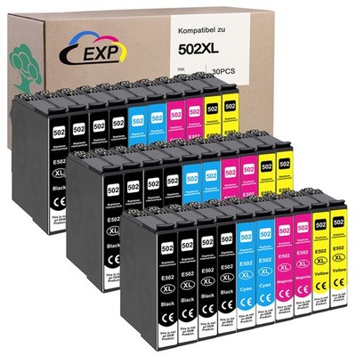 Patronen Kompatibel für Epson 502XL XP-5100 5105 5155 5150 5115 WF-2860 2865 DWF