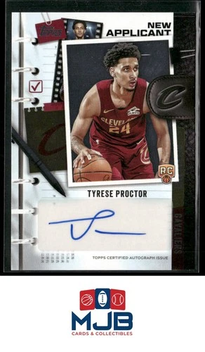 2025-26 Topps Tyrese Proctor New Applicants Autographs Auto Rookie #NA-TP