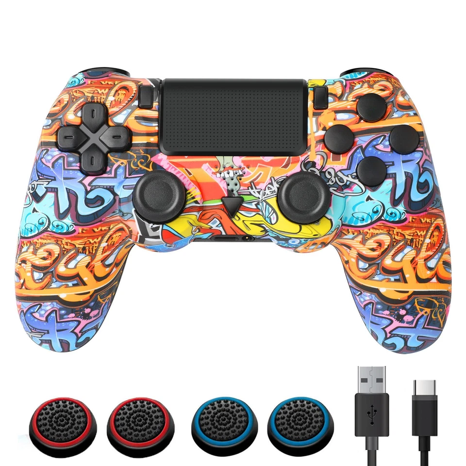 Controlador Gamepad Inalámbrico Compatible para Consola de Juegos P4/PS-4 Pro/Slim EE. UU. Foto 3 de 4