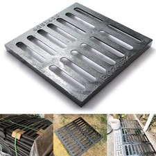 Cast Iron Drain Grate, 12  20in Outdoor Drain Cover, B125 Class Ductile Iron