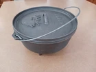 VINTAGE LODGE CAST IRON Outdoor Dutch Oven