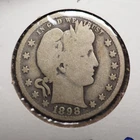 1898   *O *  BARBER SILVER QUARTER  ***NICE*** FREE SHIPPING   C2118