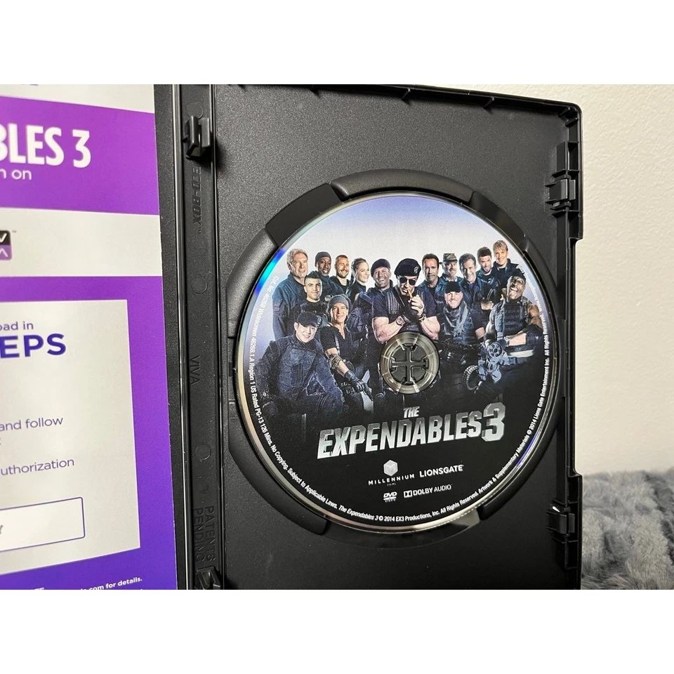 The Expendables 3 DVD + Digital HD Action Movie Stallone Schwarzenegger - Image 3 of 3